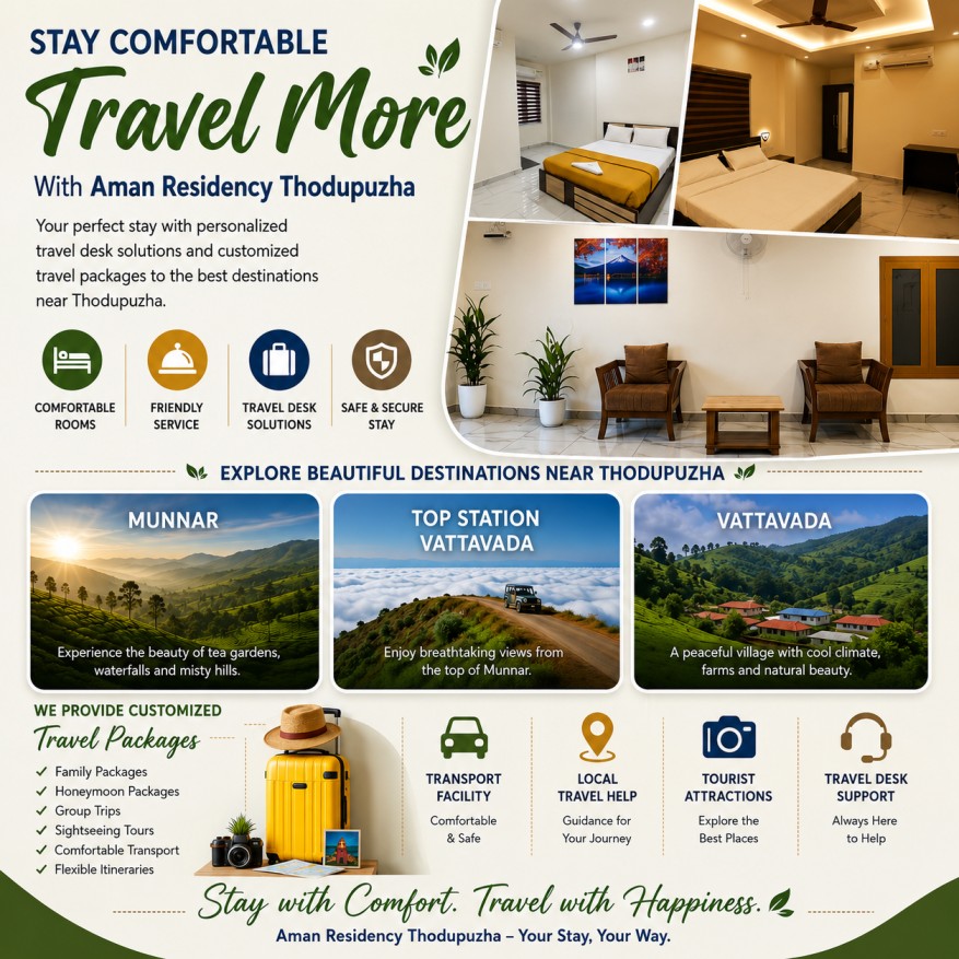 Thodupuzha best and your budget friendly affordable price rooms available in thodupuzha, our hotel located in thodupuzha
